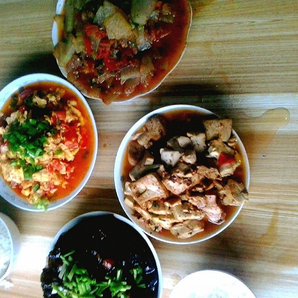 ♂琼妈♂的西红柿炒鸡蛋 !西红柿炒东瓜,炒豆腐