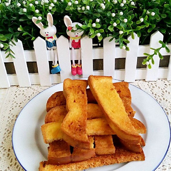 Haxx0220的【香脆黄油吐司条】做法的学习成