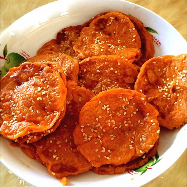 贪吃小麻麻的糯米红薯饼做法的学习成果照