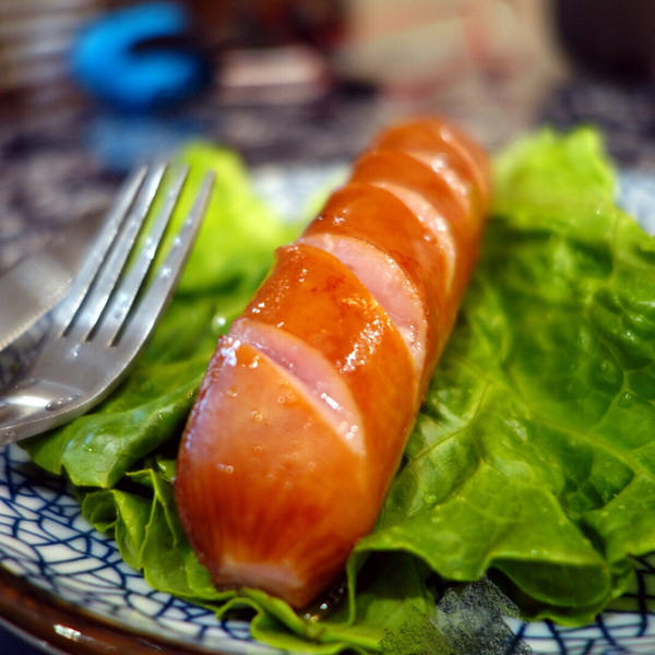 飘泊的湖的香煎火腿肠做法的学习成果照