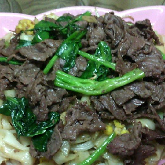 潮汕小炒,牛肉炒粿条