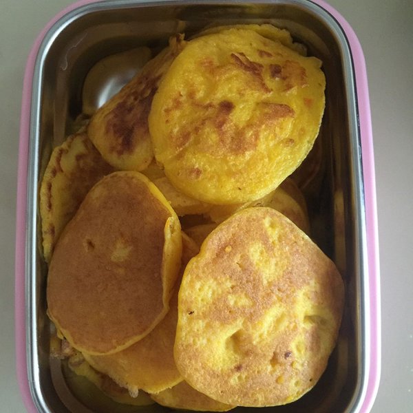 云朵妈咪的南瓜饼 宝宝爱吃做法的学习成果照