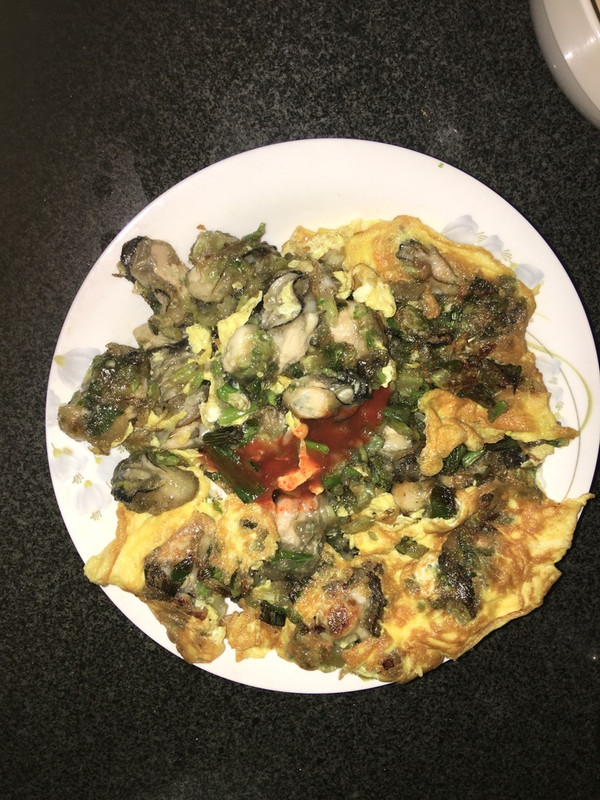 橘子红了79的厦门名小吃--海蛎煎做法的学习成