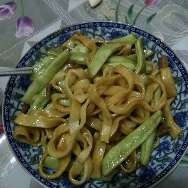 缘起95的豆角闷面做法的学习成果照