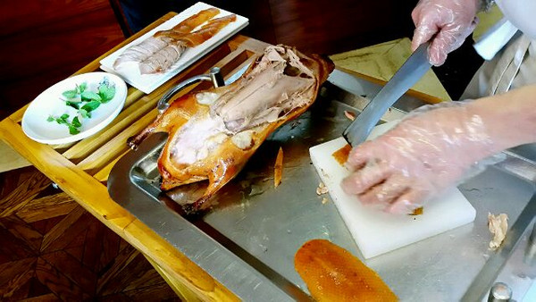 小熊的厨房的北京烤鸭做法的学习成果照