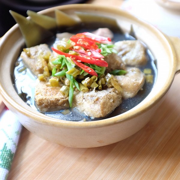 蓝纹乳酪的臭豆腐筒骨海带汤做法的学习成果照_豆果美食