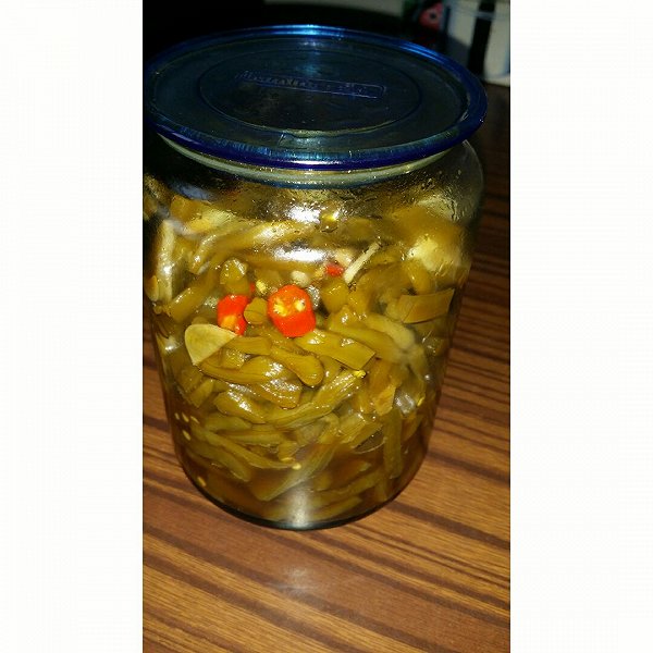 颜色紫菜的贡菜干腌的做法,忒好吃。菜谱的学丫丫炒鸡蛋啥咸菜图片