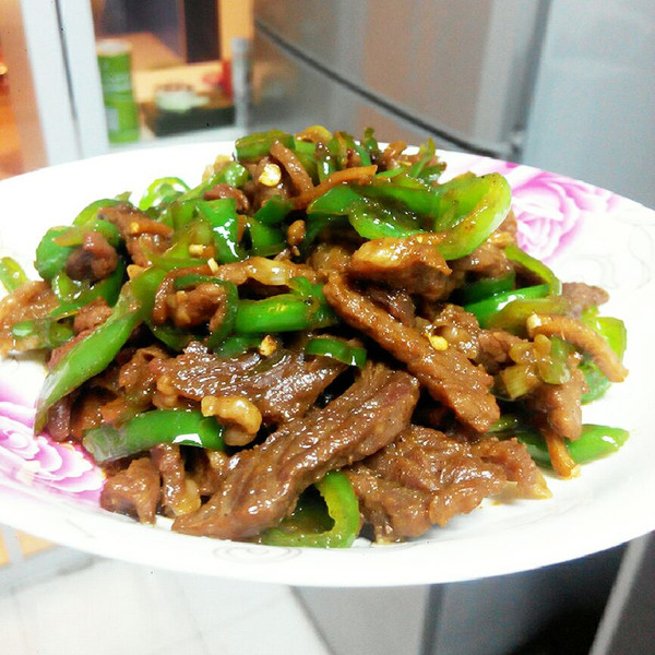 青椒牛肉丝
