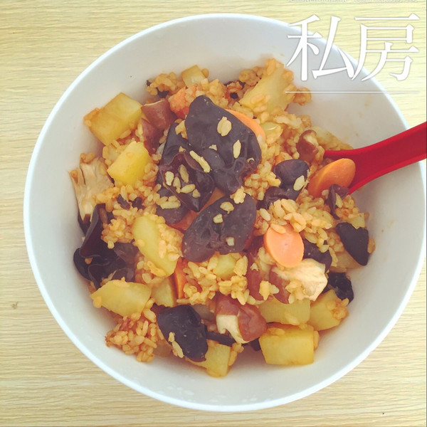mwlywy的什锦香菇饭(电饭煲做法)美食的v什锦成开罗食谱虎东方图片