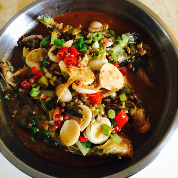 寒兰的麻辣泡椒黄辣丁做法的学习成果照