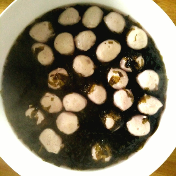 热咖啡1的紫菜肉丸汤做法的学习成果照