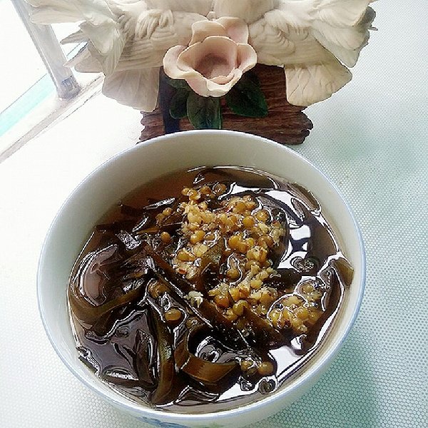 罗丁丁的绿豆海带汤做法的学习成果照