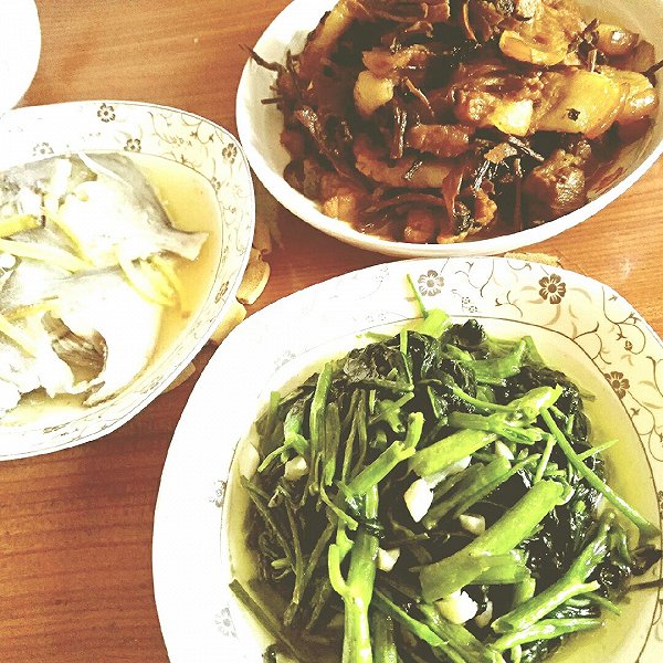 做法梅蒜蓉红烧肉、牛腩空心菜、v做法小鲳鱼做台湾大全笋丝干菜面的图片
