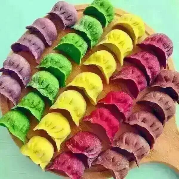 就这么靠谱的五彩饺子做法的学习成果照_豆果美食