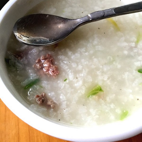 边吃边喝的白菜肉沫粥做法的学习成果照